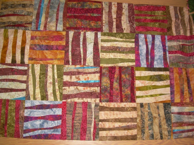 Batik Quilt by Katherine Morgan